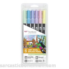Tombow6 ABT Dual Brush Pen Pastel-P Pastel